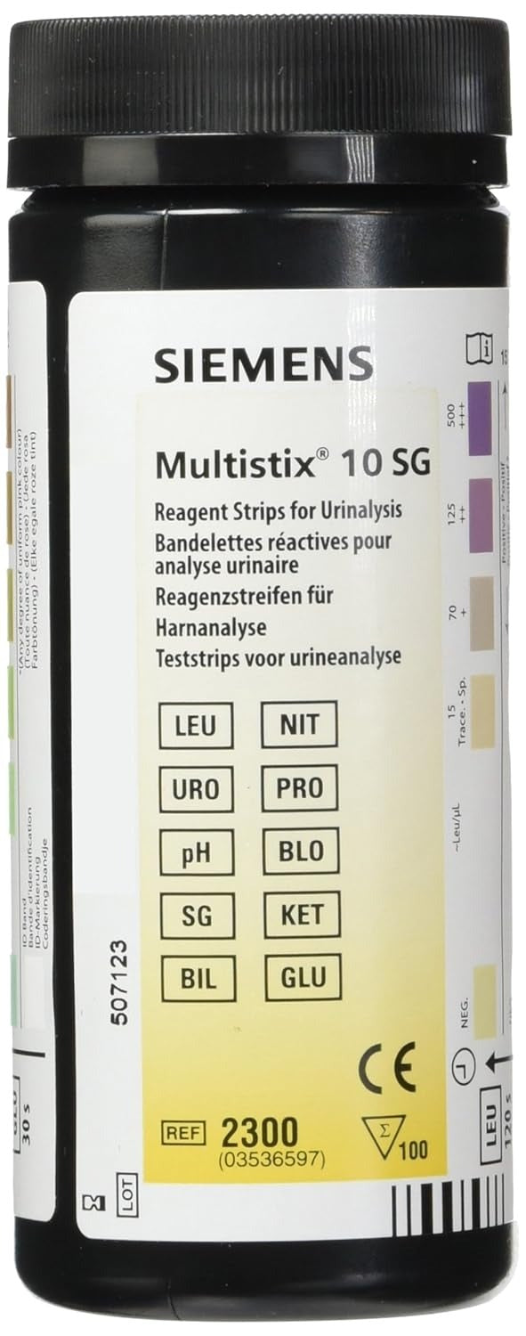 Multistix 10SG - Box of 100 - Urine Test Strips