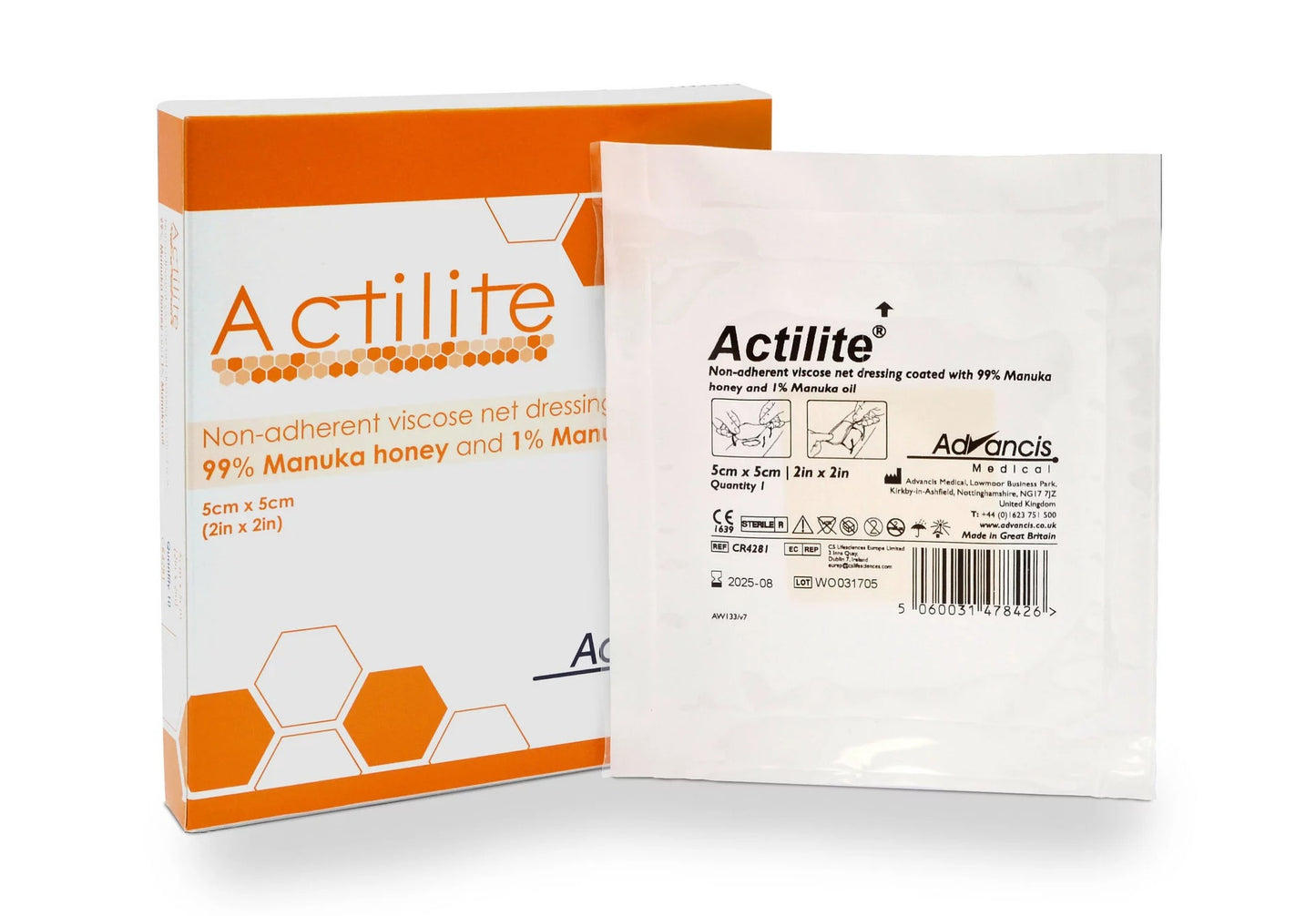 Actilite Wound Dressings Box of 10