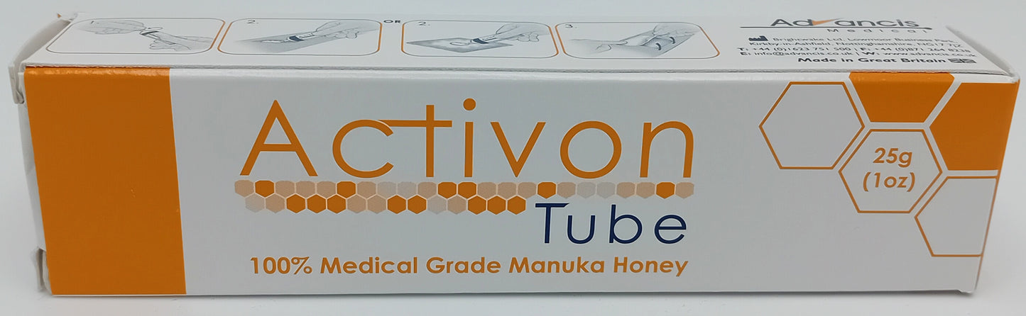 Activon Manuka Honey 25g Tube - 100% Medical Grade Manuka Honey