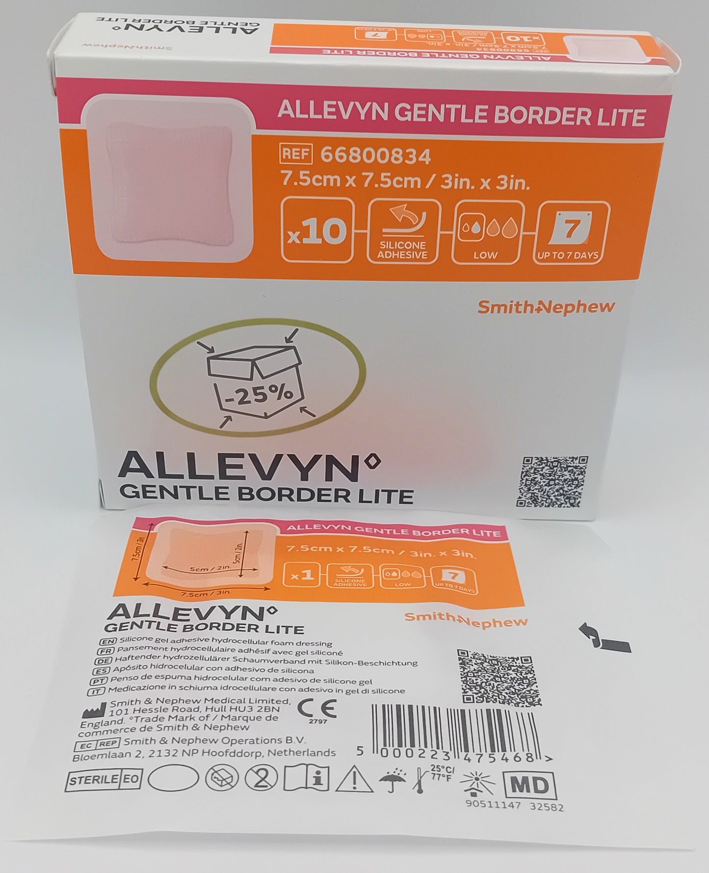 Allevyn Gentle Border Lite Boxes of 10