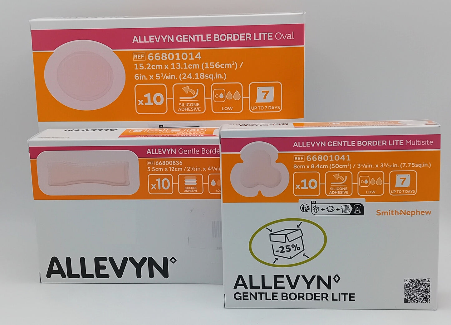 Allevyn Gentle Border Lite Boxes of 10