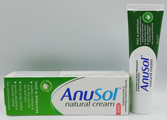 Anusol Natural Haemorrhoid Relief Cream – 30g