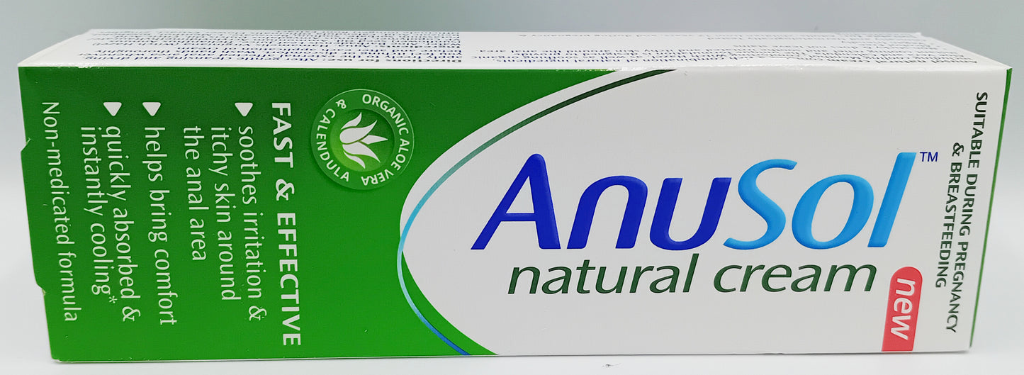 Anusol Natural Haemorrhoid Relief Cream – 30g