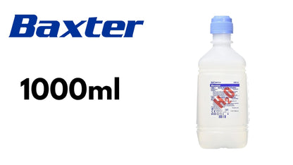 Baxter Sterile Irrigation Water 1000ml - Single Bottle