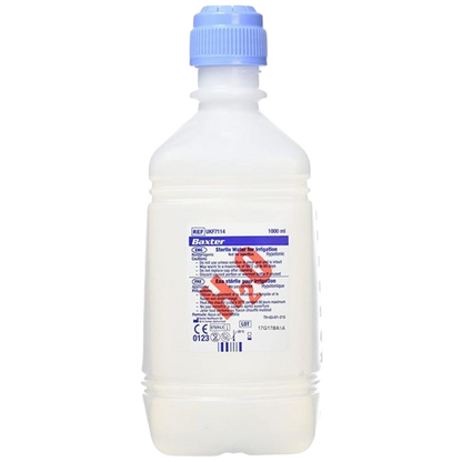 Baxter Sterile Irrigation Water 1000ml - Single Bottle