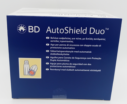 BD AutoShield Duo Safety Pen with Duel Automatic Shields - Box of 100