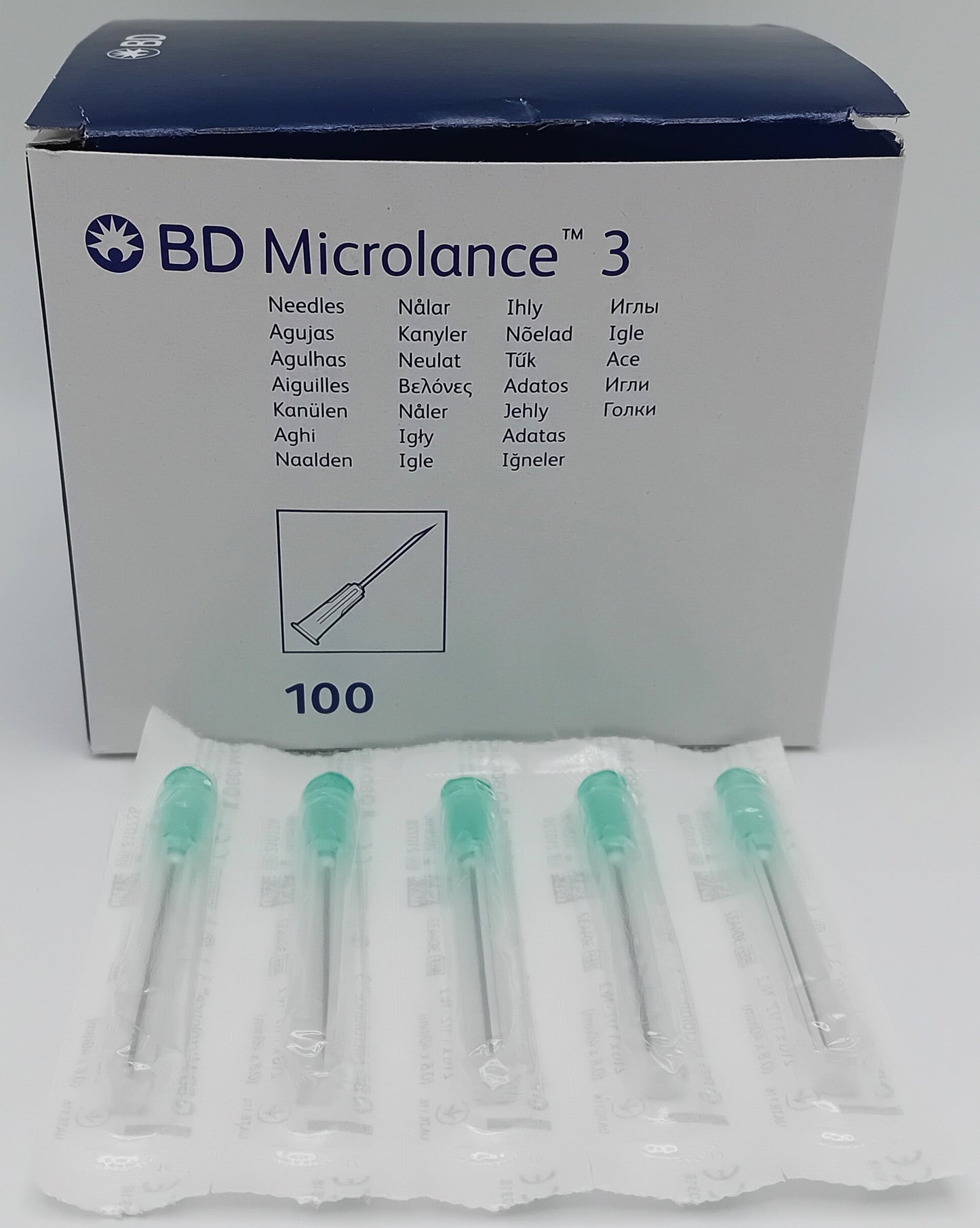 Microlance Needle Green 21G – Box of 100