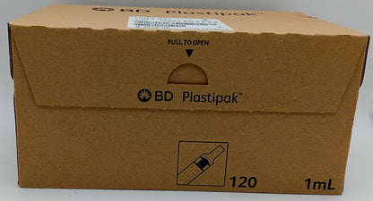 BD Plastipak Syringes 1ml – Box of 120