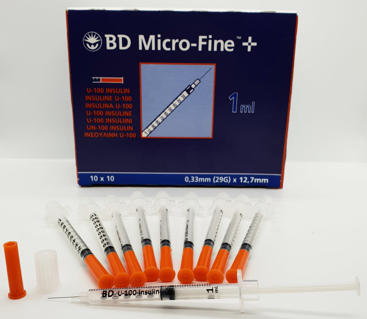 BD Microfine Insulin Syringes – Box of 100