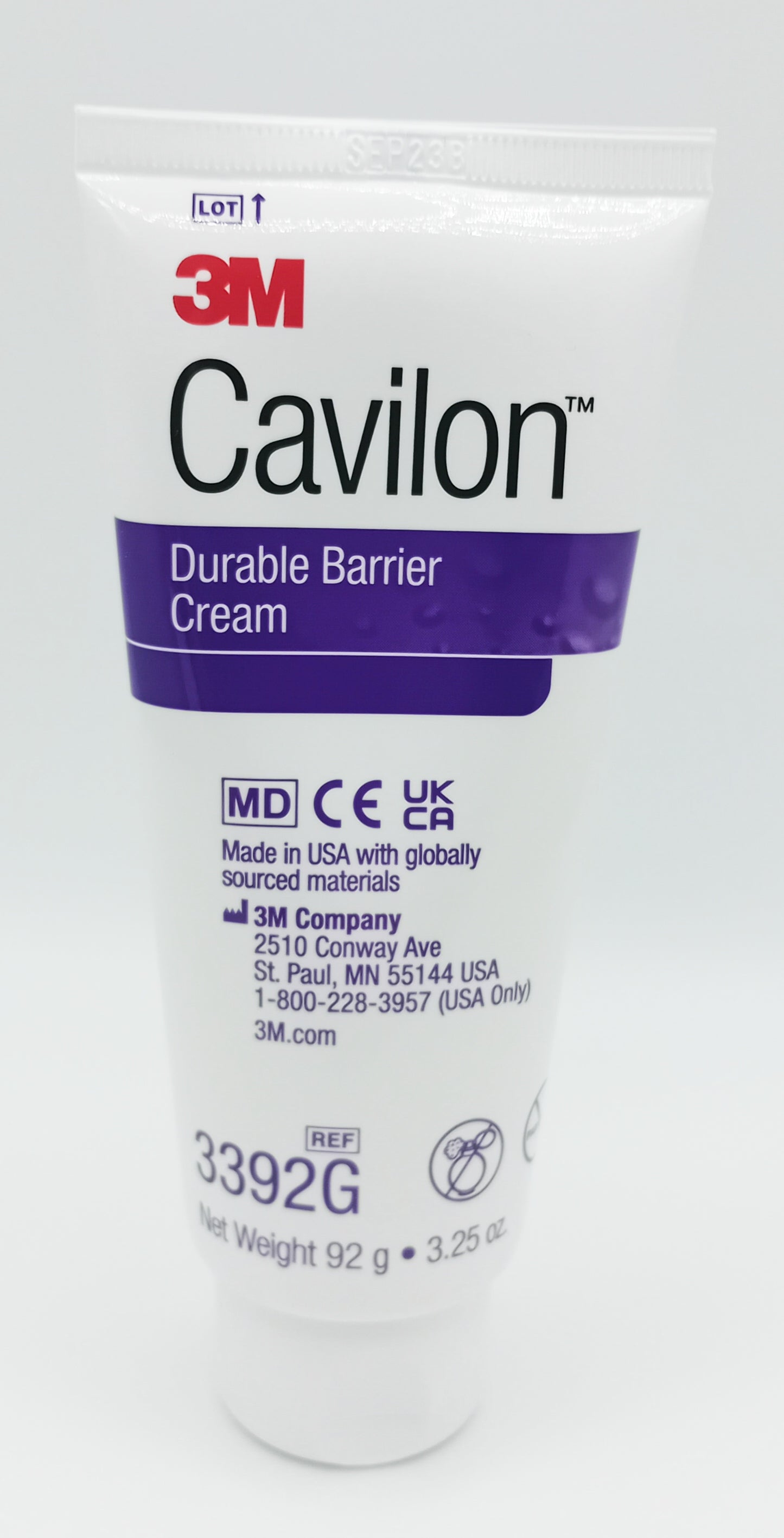 Cavilon Durable Barrier Cream 92g Tube