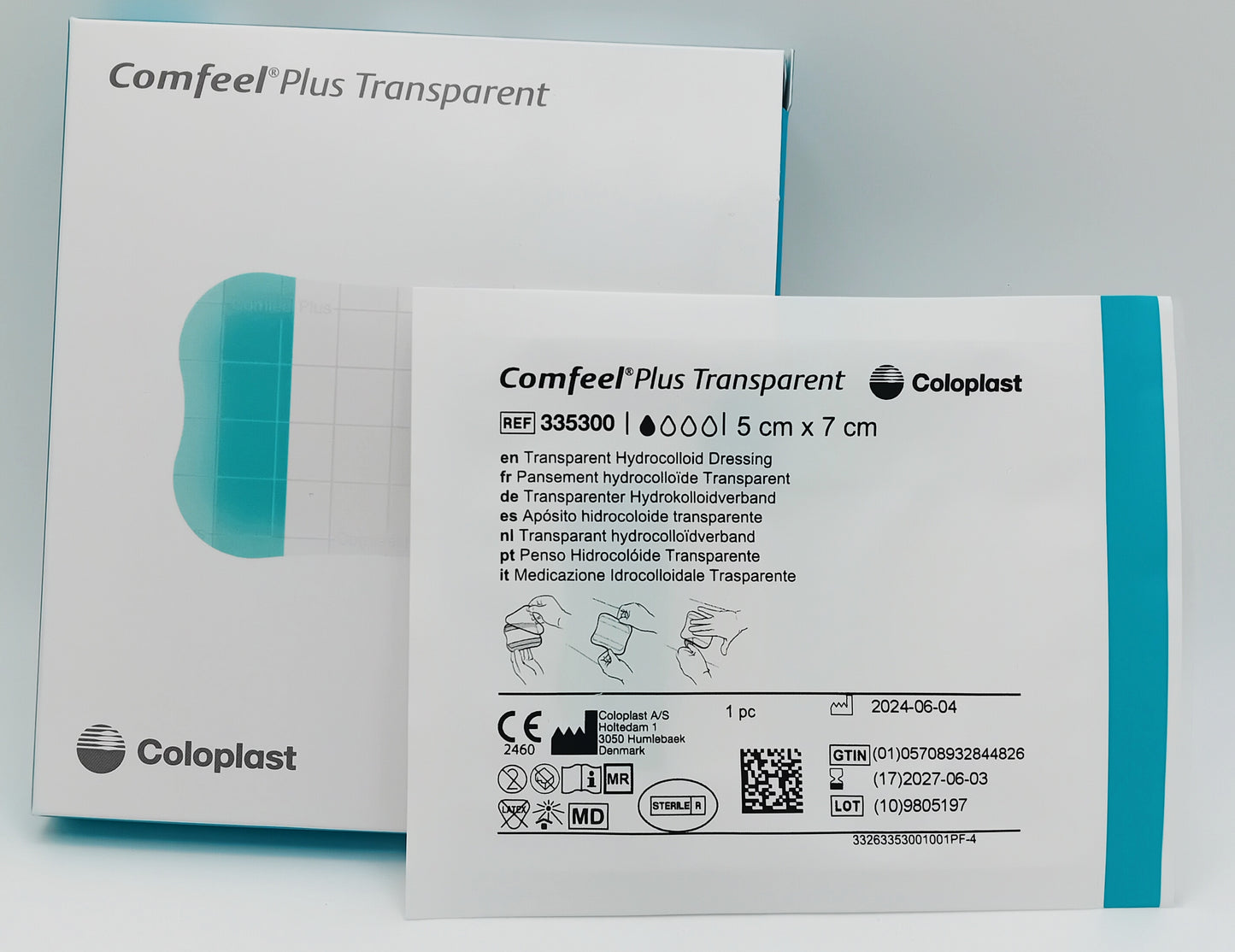 Comfeel Plus Transparent Hydrocolloid Dressings