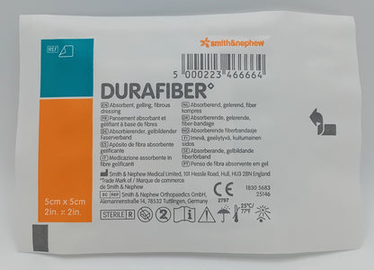 Durafiber 5x5cm Advanced Wound Dressings - Box of 10