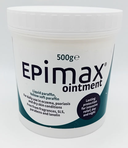 Epimax Cream Ointment - 500g Tube - Effective Moisturiser for Dry Skin