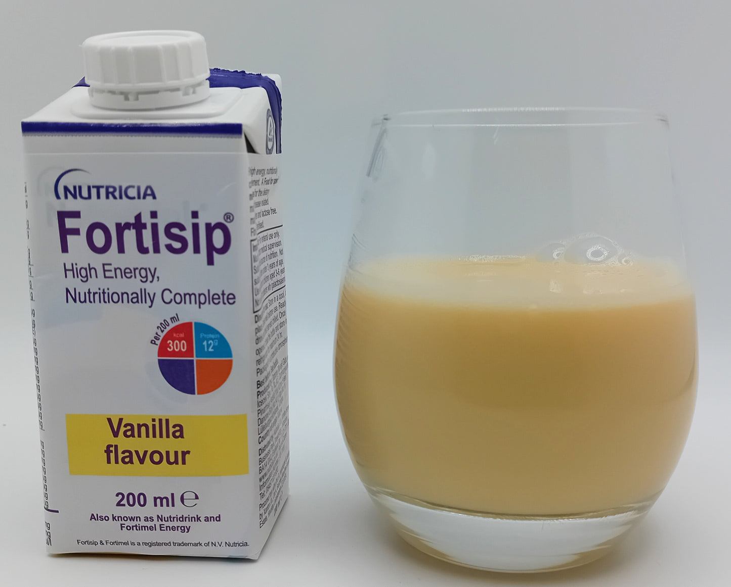 Fortisip 200ml Mixed Flavours - Pack of 24 (Strawberry, Chocolate, Vanilla, Banana)