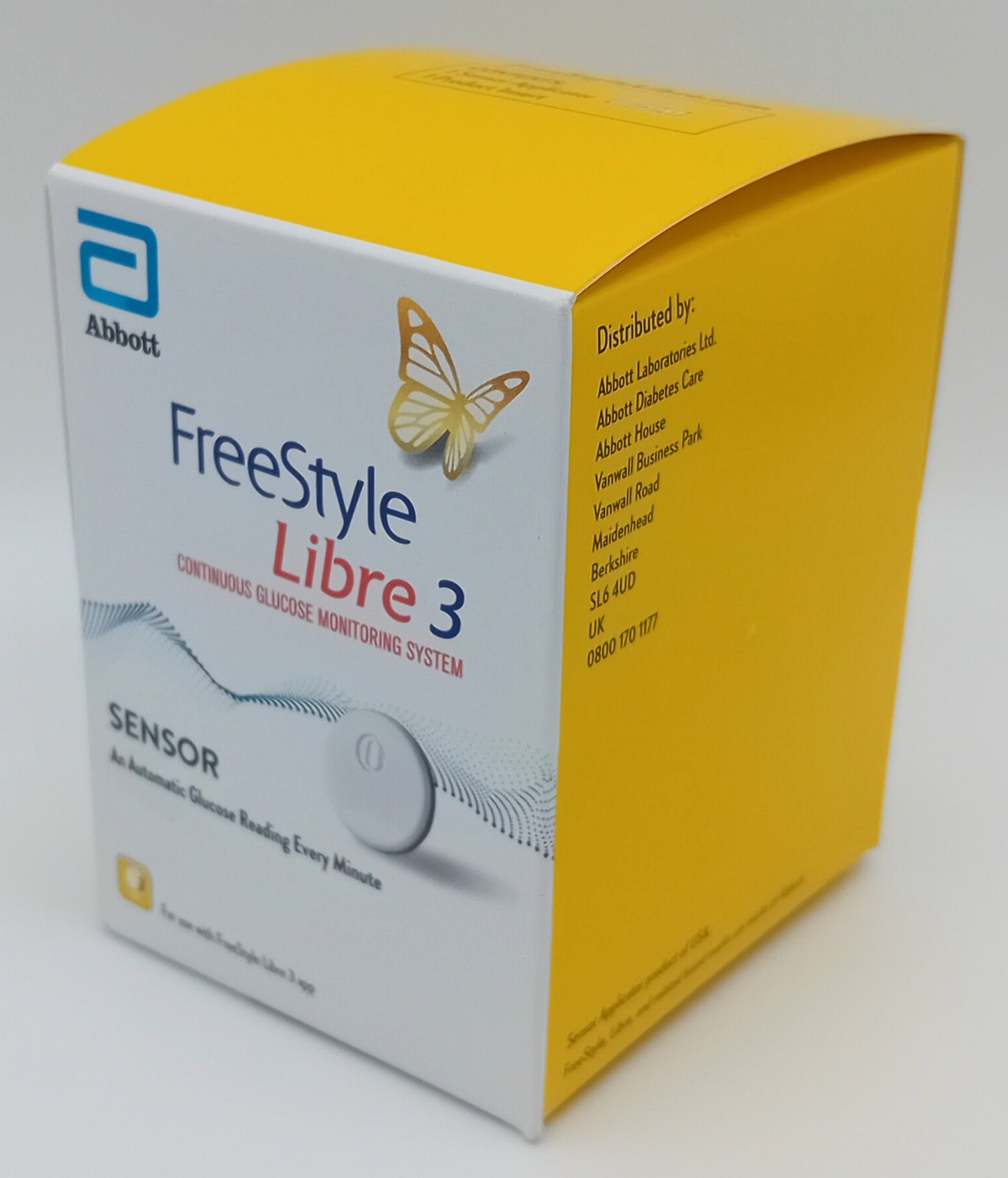 Freestyle Libre 3 Sensor Glucose Monitoring System - Continuous Blood Glucose Monitoring