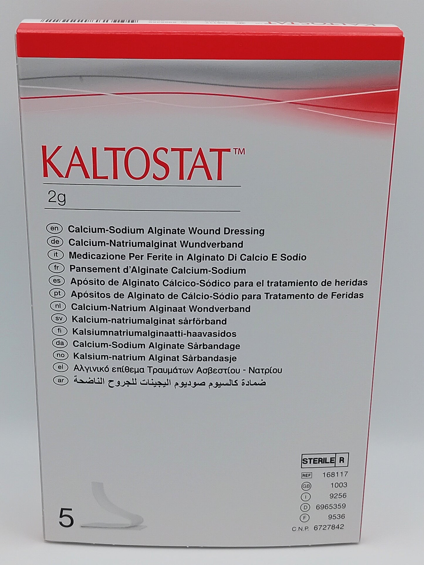 Kaltostat 2g Wound Dressing - Box of 5