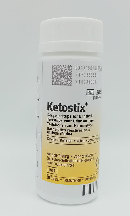 Ketostix Strips Reagent For Urinalysis Box of 1