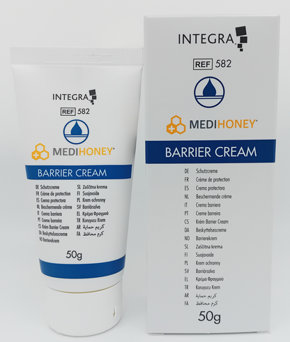 Medihoney Barrier Cream 50g Natural & Antibacterial Skin Protection with Manuka