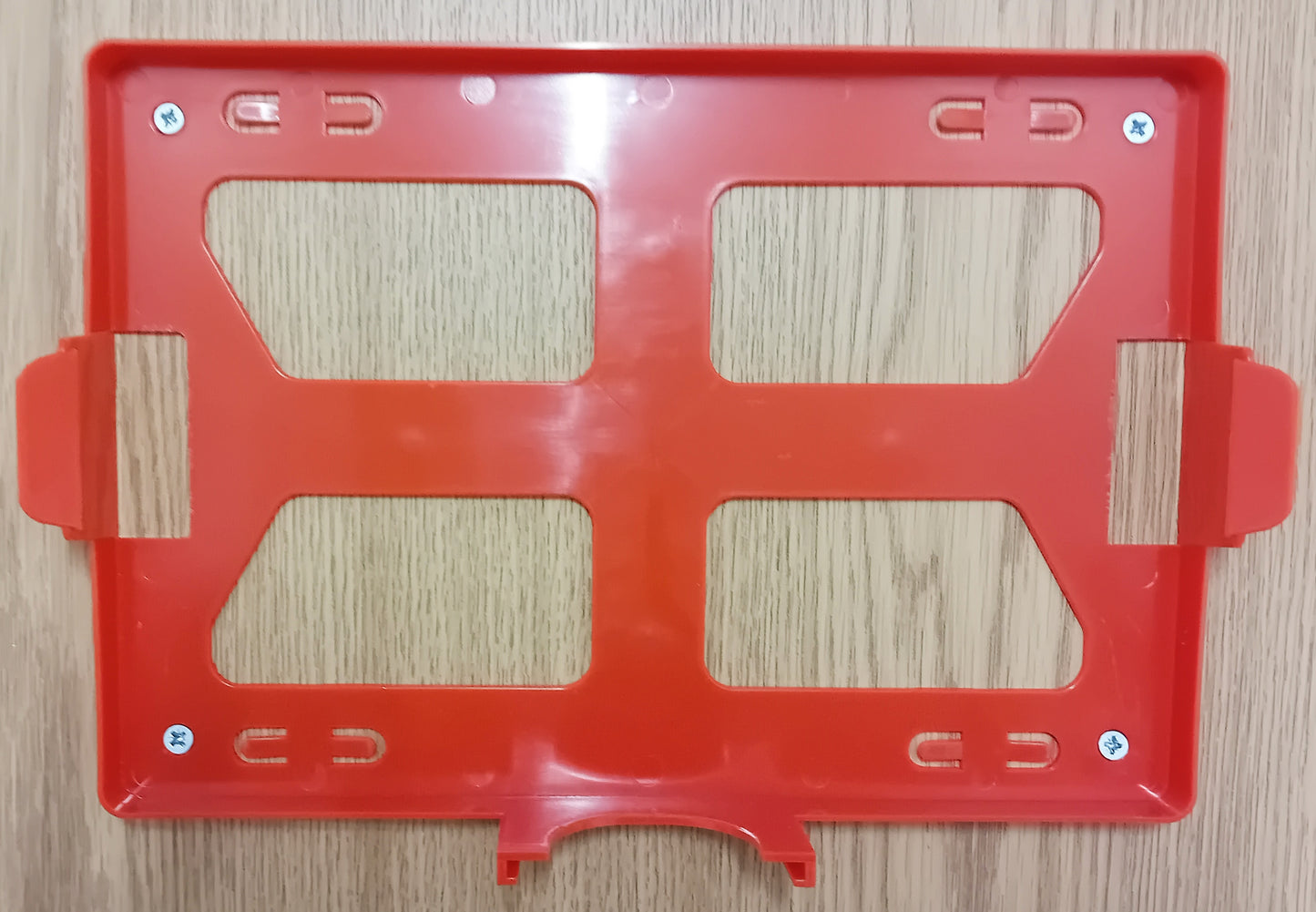 Empty First Aid Box - Red - Durable Storage for Medical Supplies