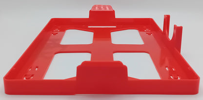 Empty First Aid Box - Red - Durable Storage for Medical Supplies