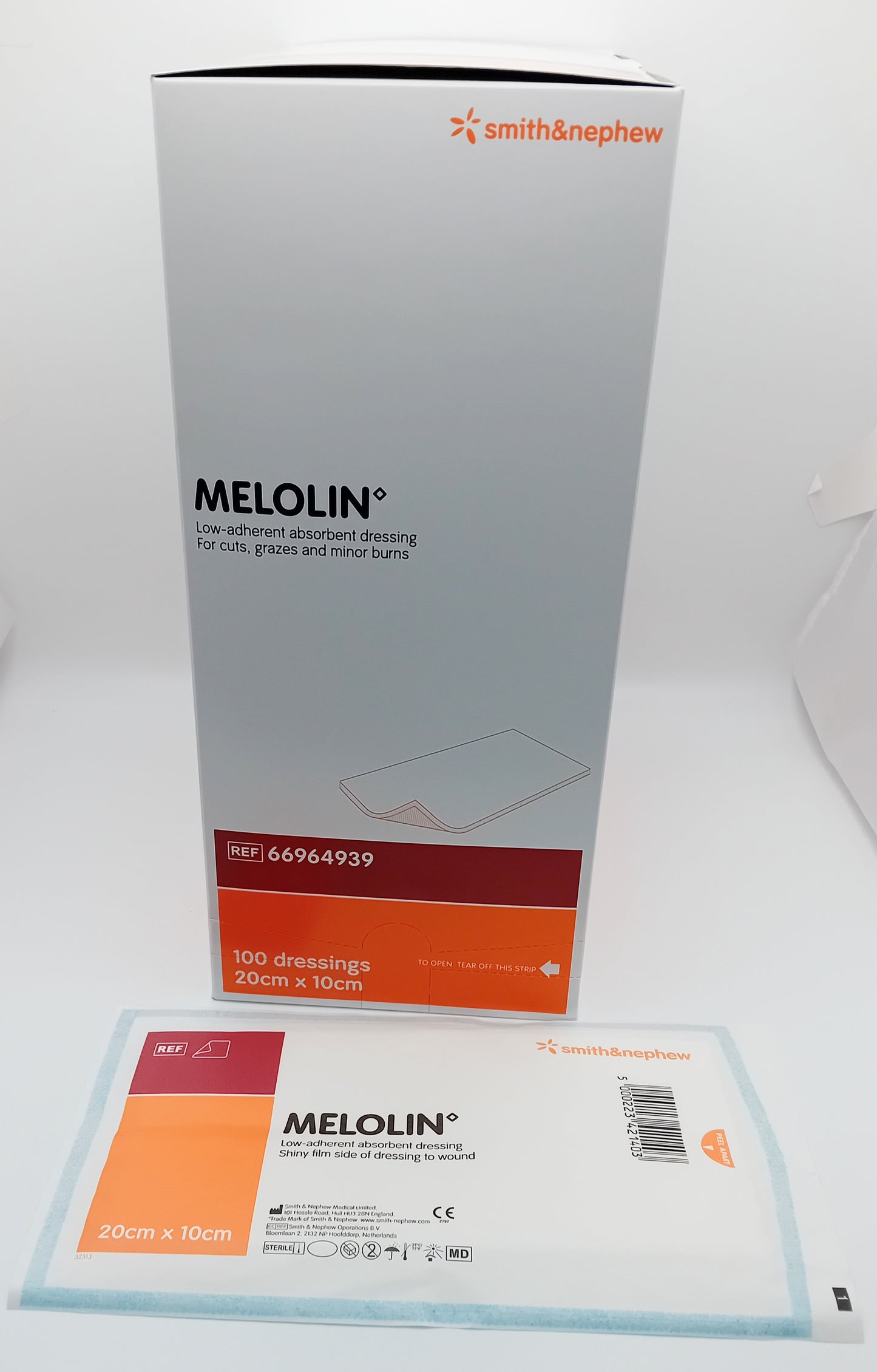 Melolin Sterile Dressing, Low Adherent, Cushioned