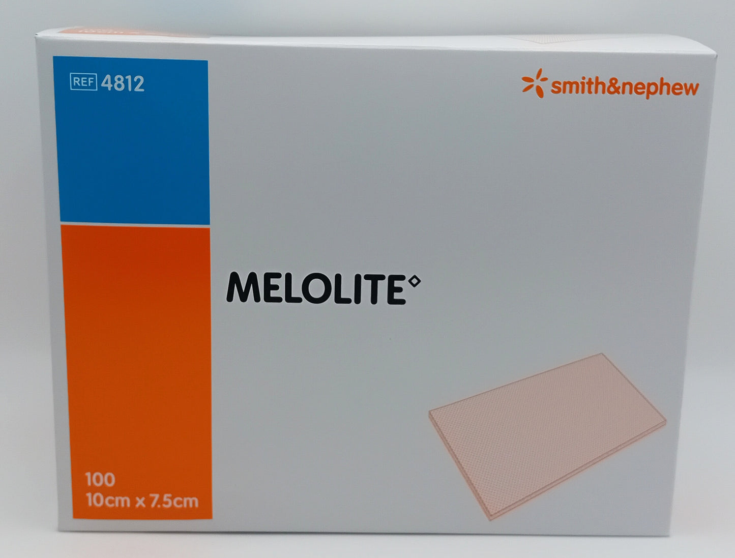 Melolite 7.5cm x 10cm Non-Adherent Dressings - Pack of 100