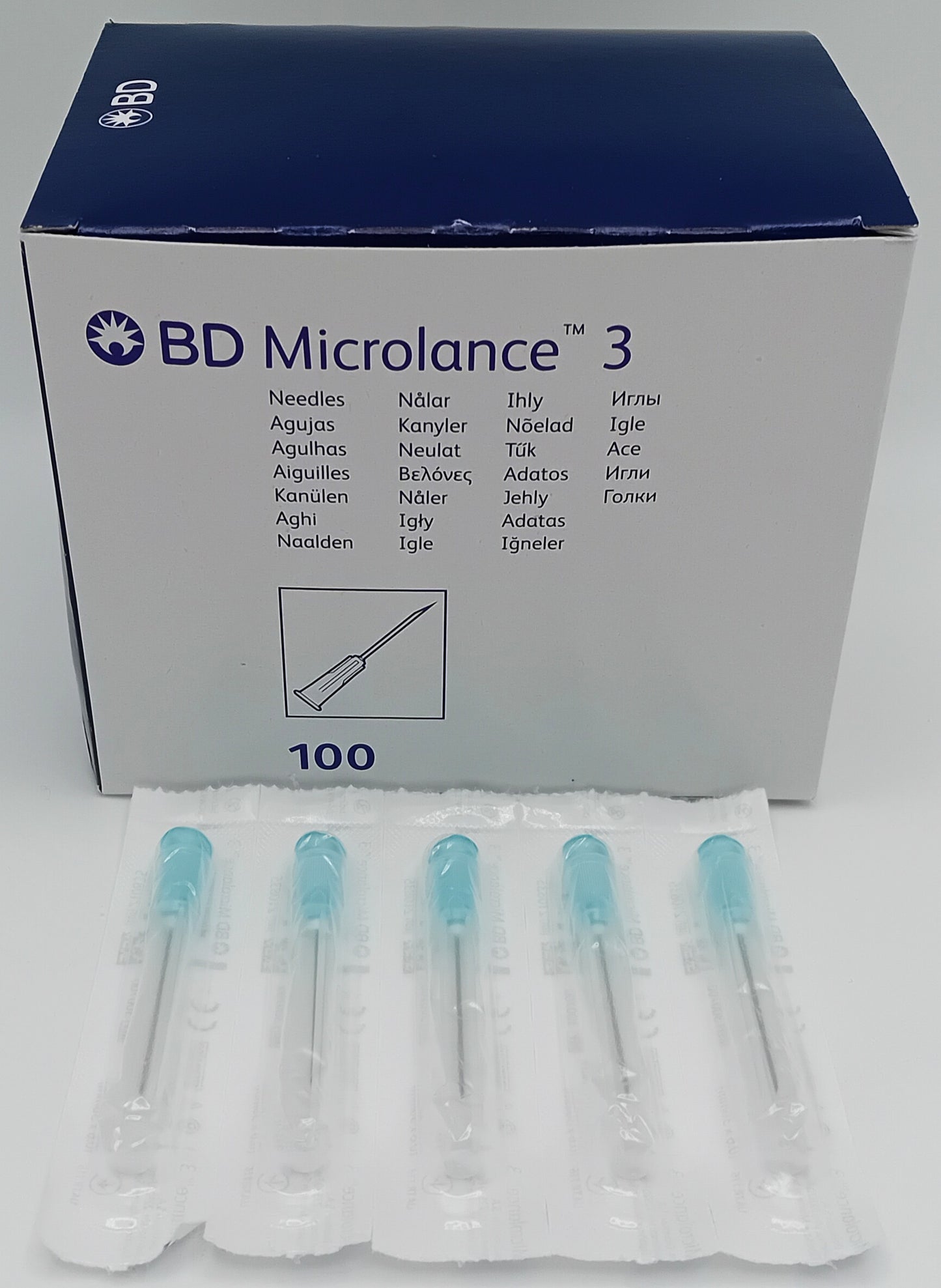 Microlance Needle Blue 23G – Box of 100