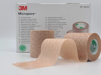 3M Micropore Tan Surgical Tape