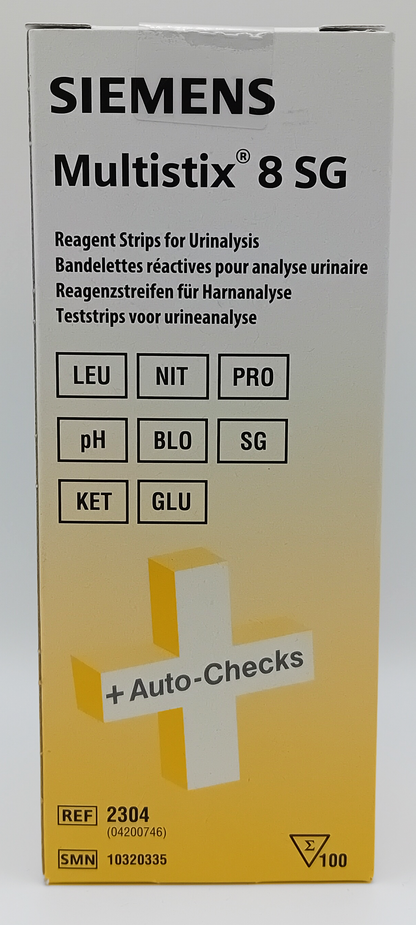 Multistix 8SG - Box of 100 - Urine Test Strips