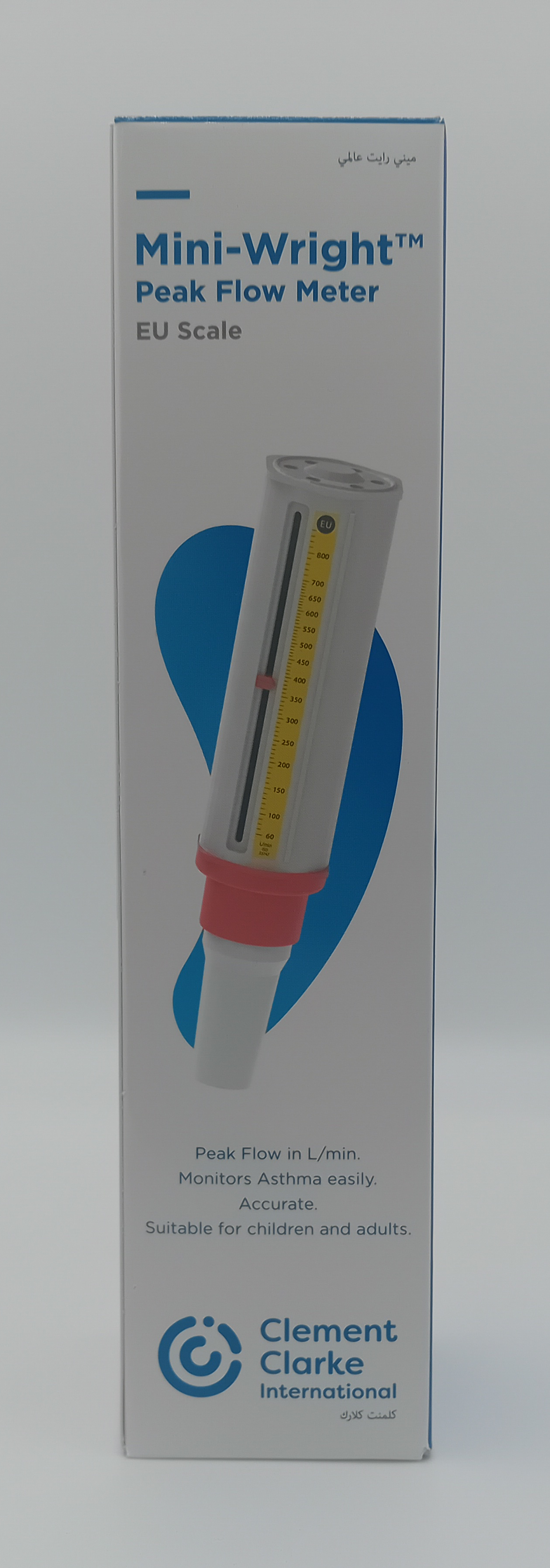 Clement Clarke, Mini Wright Peak Flow Meter, Standard Range - Respiratory Health