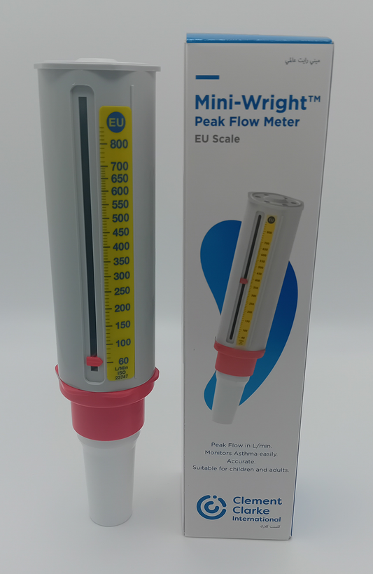 Clement Clarke, Mini Wright Peak Flow Meter, Standard Range - Respiratory Health