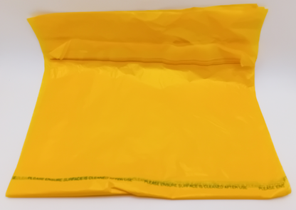 Premier  Yellow Polythene Clinical Disposal Bags - Pack of 200