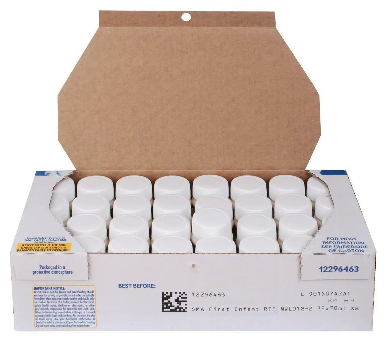 Sma Pro First Infant Milk 70ml Bottles Box Of 32 Exp - 06/09/2025