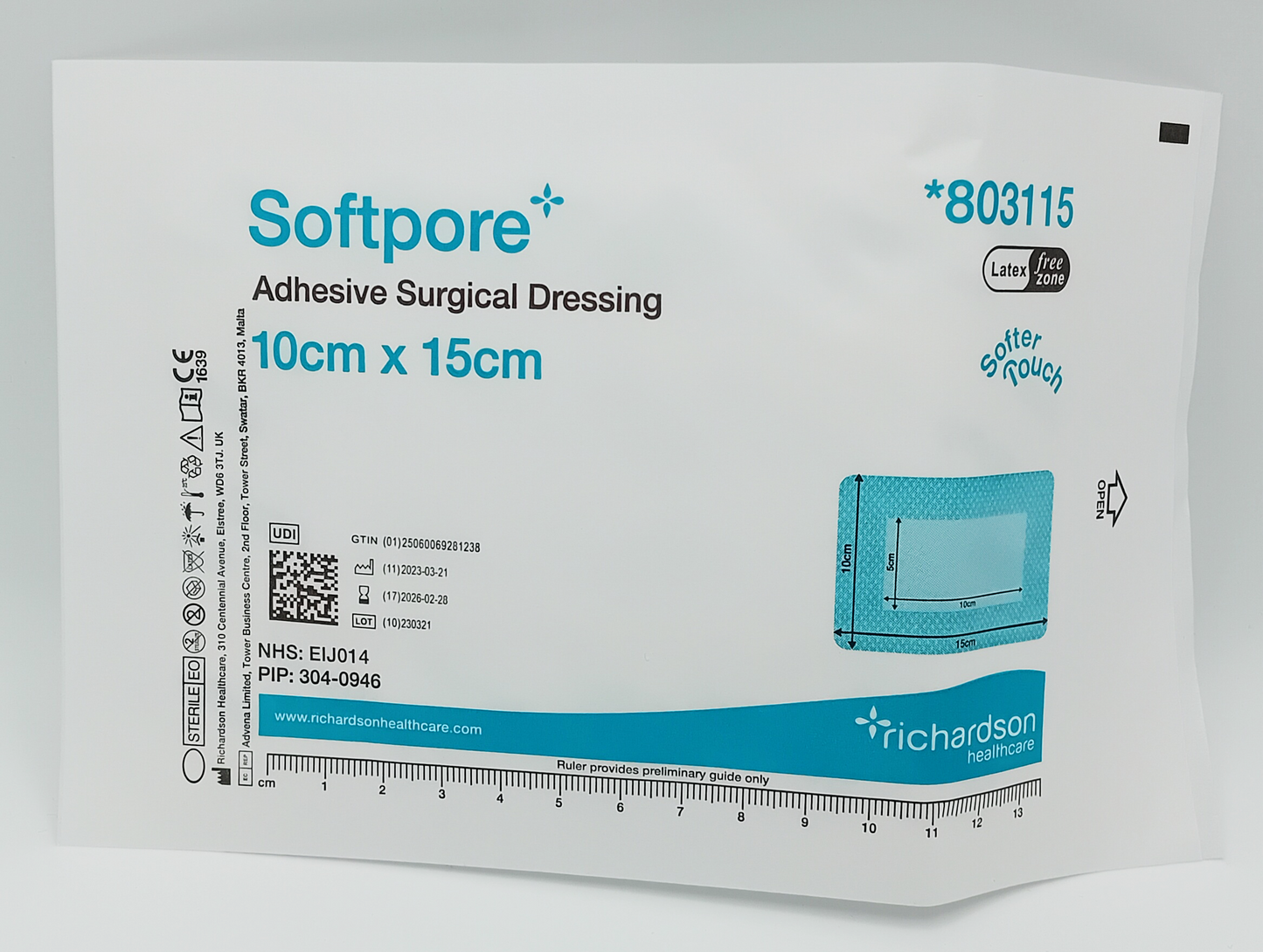 Softpore Adhesive Surgical Dressings