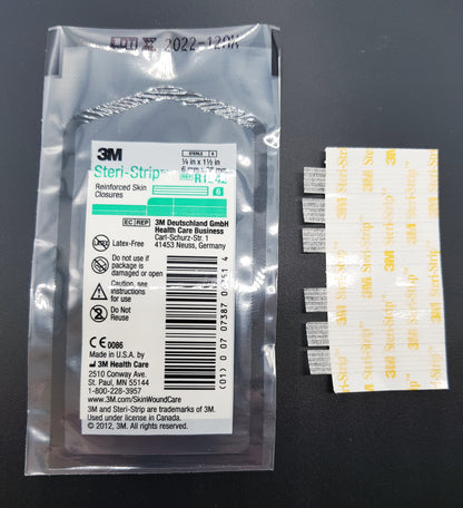 3M Steri-Strip Butterfly Stitches Skin Wound Closures