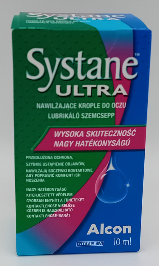 Systane Ultra Lubricant Eye Drops 10ml - Advanced Dry Eye Relief