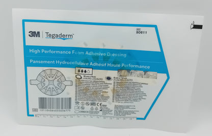 Tegaderm High Performance Foam Adhesive Dressing 10cm x 11cm Box of 10