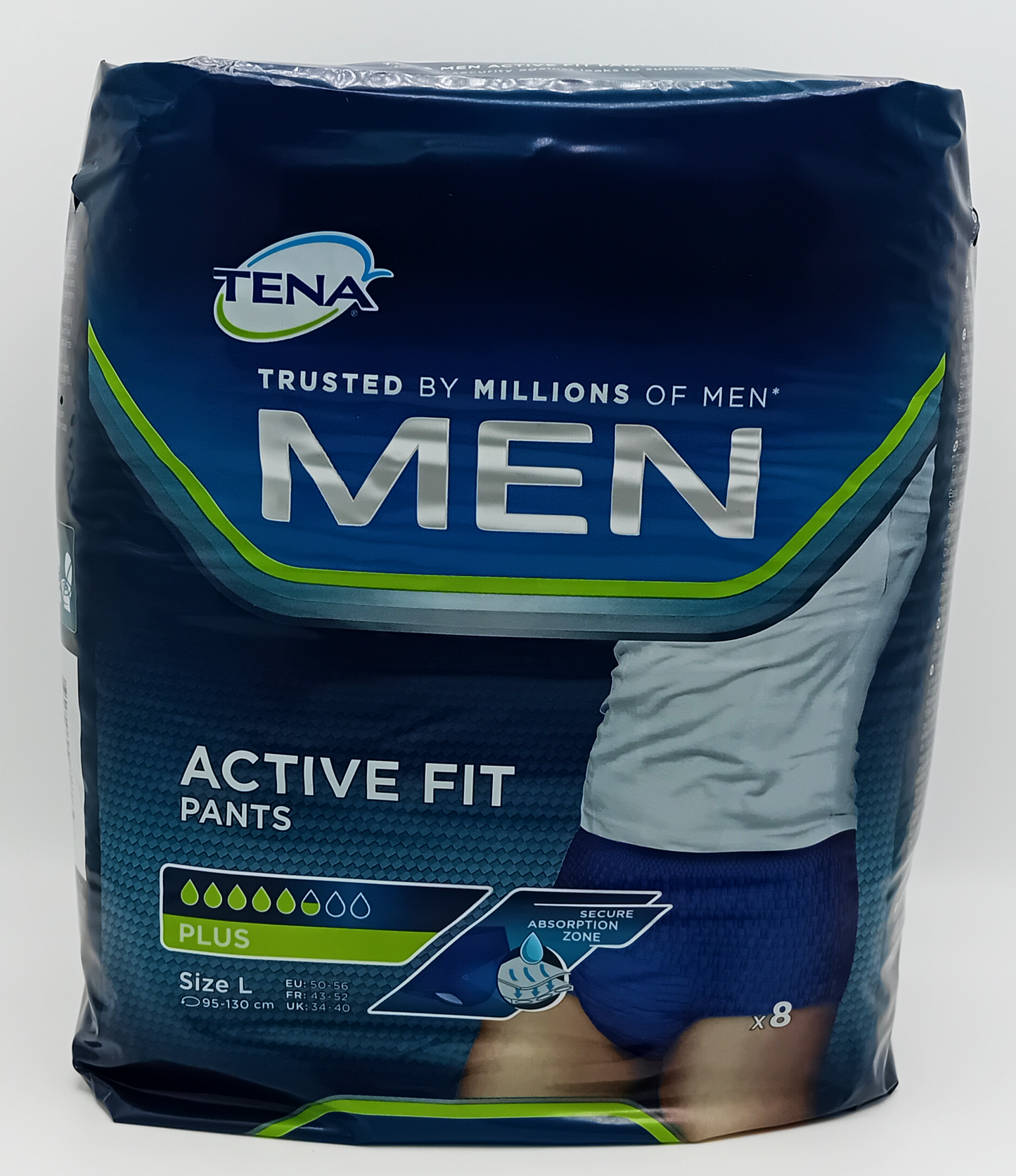 Tena Men Active Fit Pants Discreet & Comfortable for Incontinence