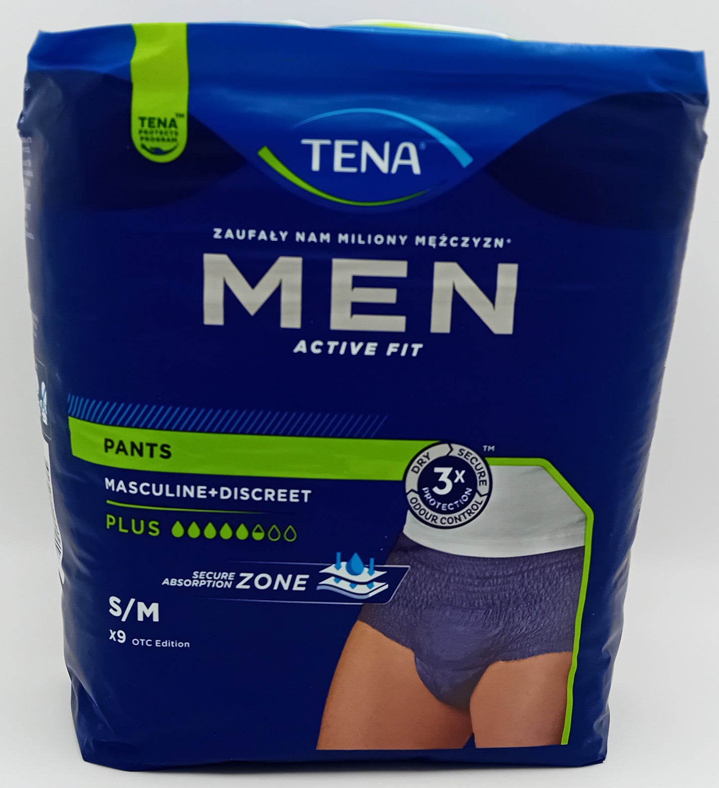 Tena Men Active Fit Pants Discreet & Comfortable for Incontinence