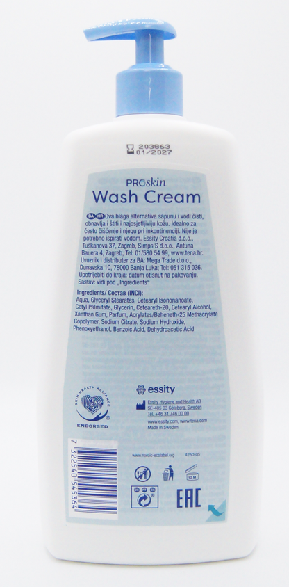 TENA Wash Cream – 3in1 1000ml