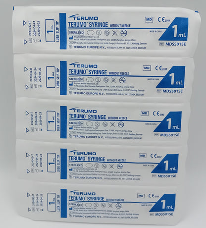 Terumo 1ml Syringes - Box of 100 - Precision Medical Syringes