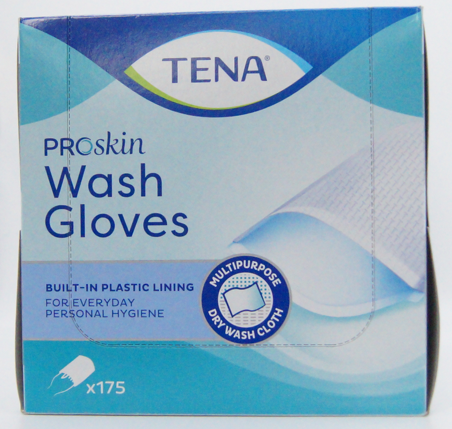 Tena Multipurpose Dry Wash Cloth Wash Gloves x175