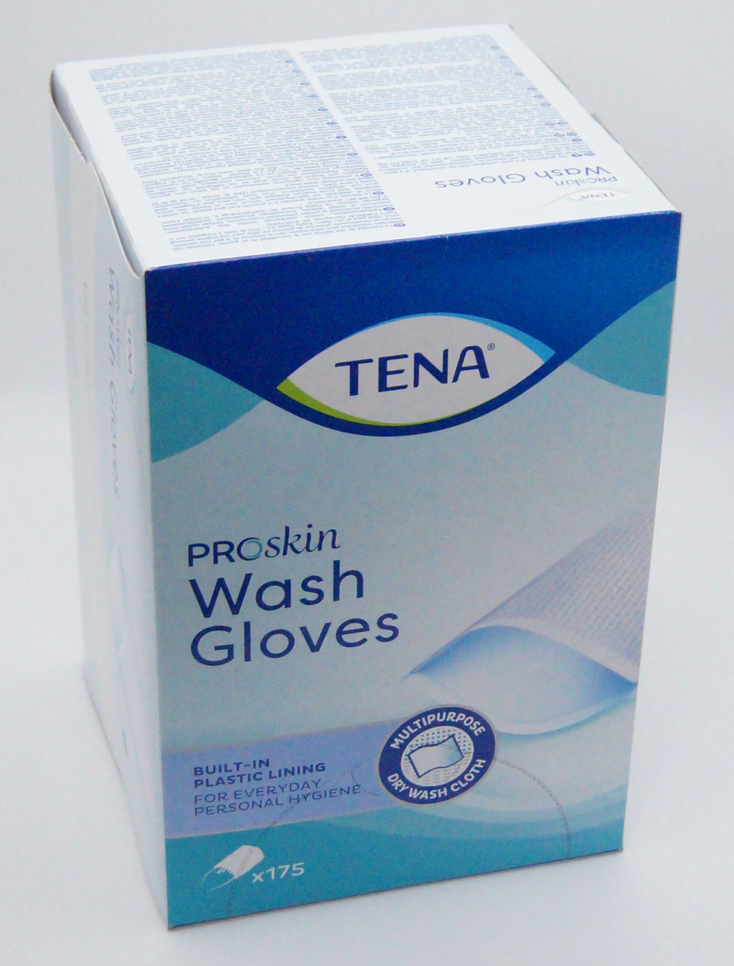 Tena Multipurpose Dry Wash Cloth Wash Gloves x175