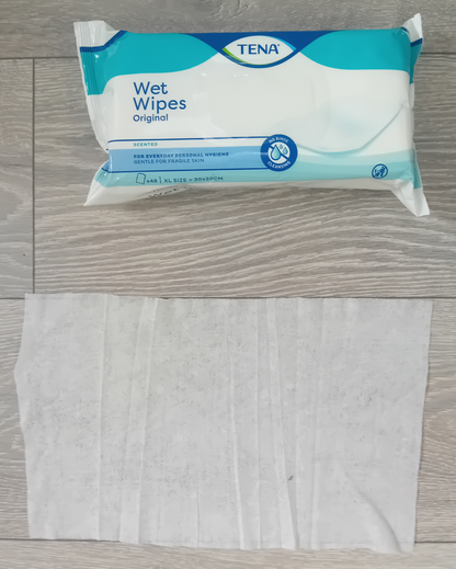 Tena Wet Wipes Original 30x20cm XL x48 wipes