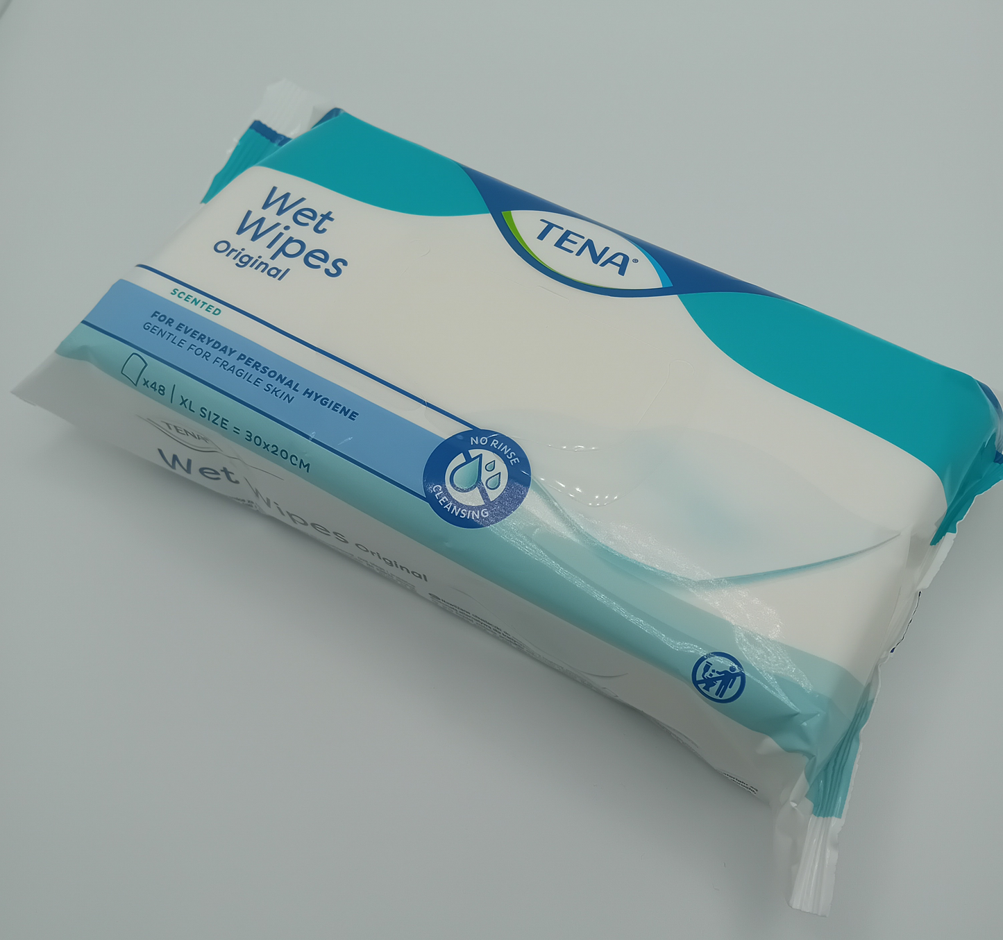 Tena Wet Wipes Original 30x20cm XL x48 wipes