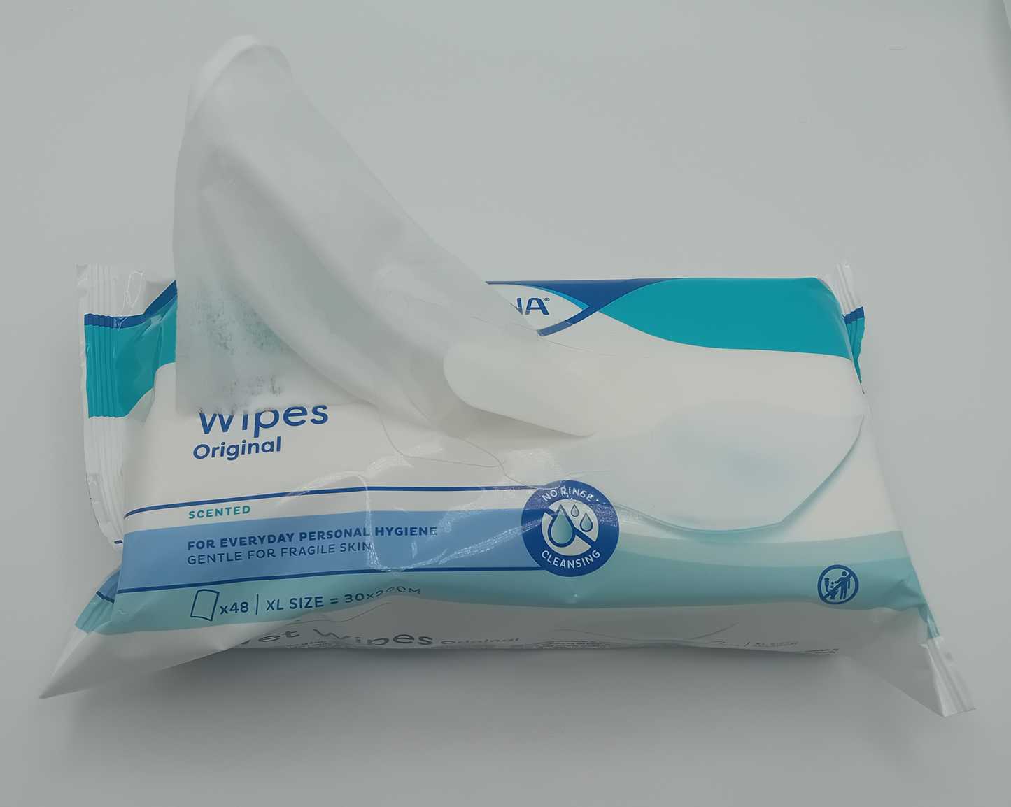 Tena Wet Wipes Original 30x20cm XL x48 wipes