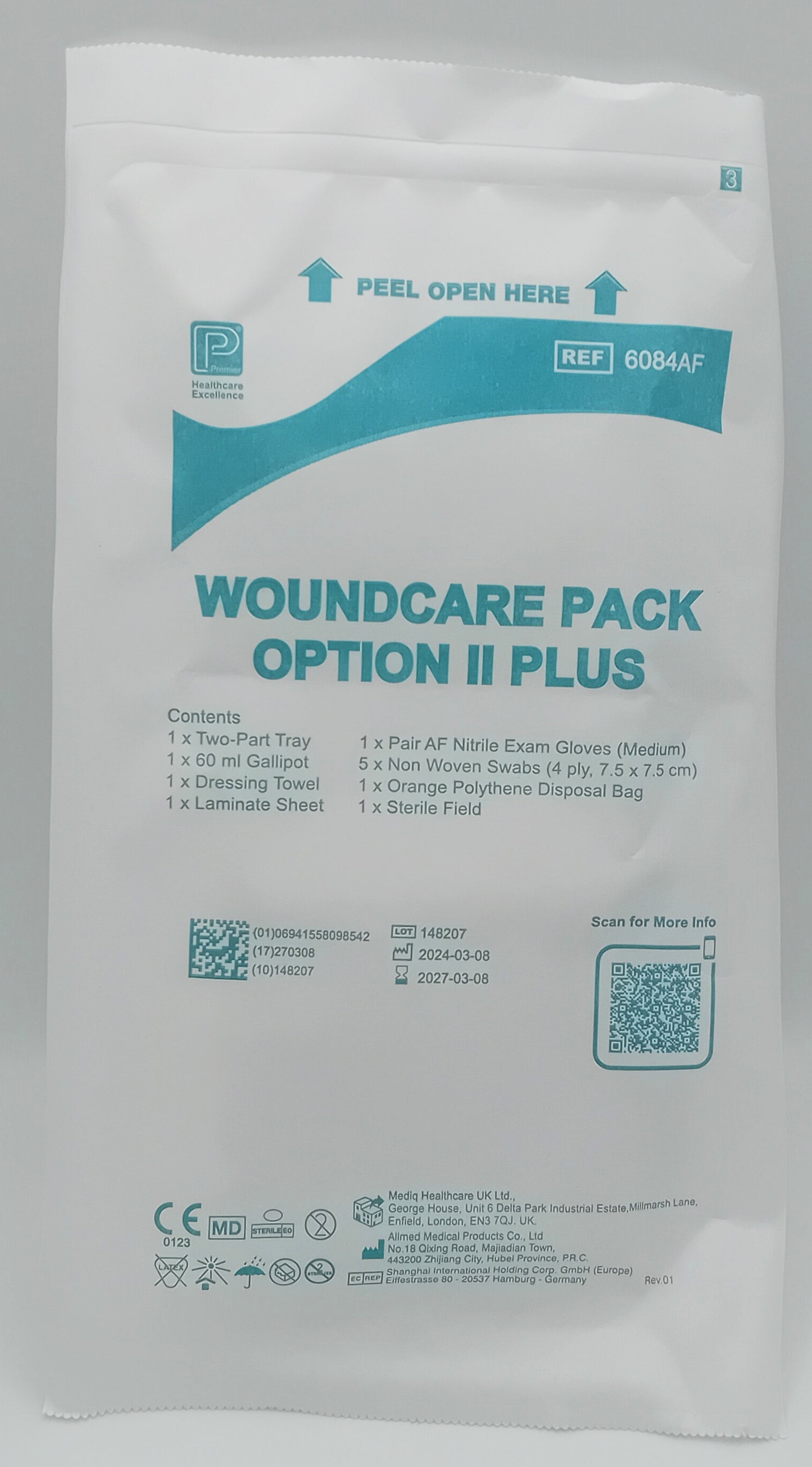 Premier Woundcare Pack Option 2 Plus - Comprehensive Wound Care Kit