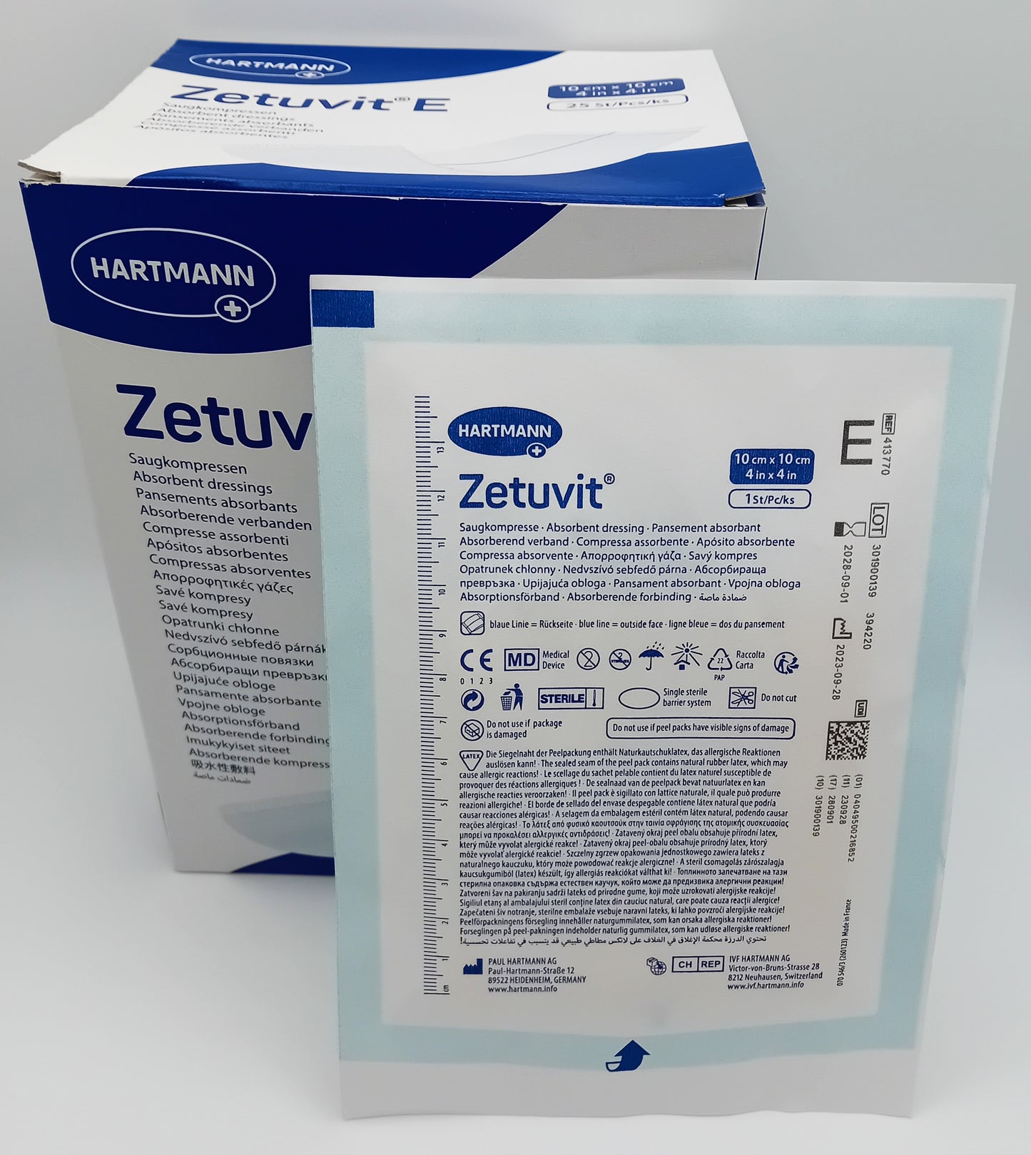 Zetuvit E Sterile Dressings