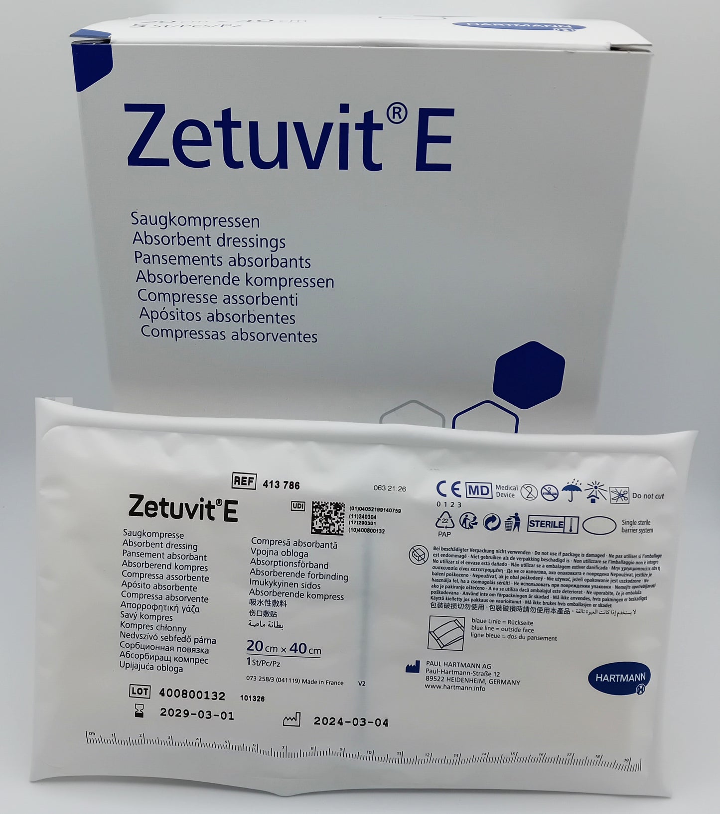 Zetuvit E Sterile Dressings