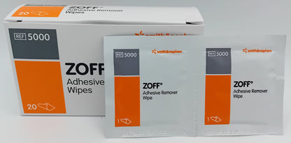 ZOFF Adhesive Remover Wipes - Box of 20